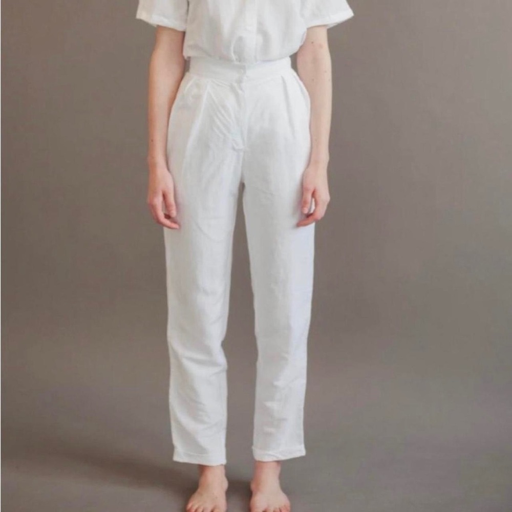 Uncle Studios linen trousers
